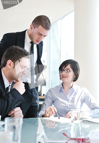 Image of group of business people at meeting