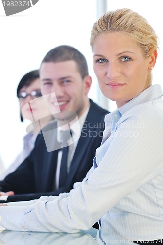 Image of group of business people at meeting