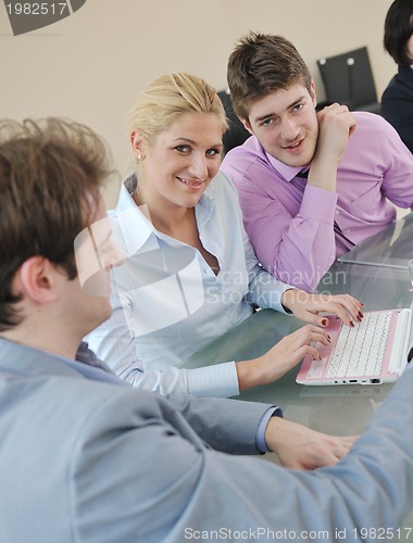 Image of group of business people at meeting