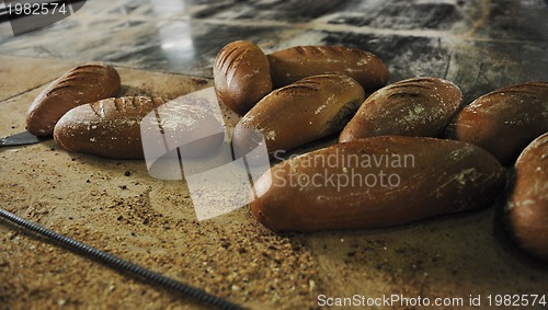 Image of bread factory production