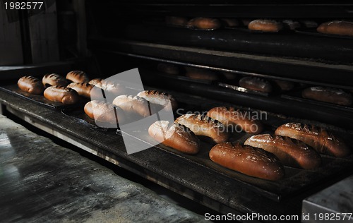 Image of bread factory production