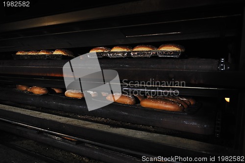 Image of bread factory production