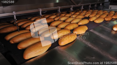 Image of bread factory production