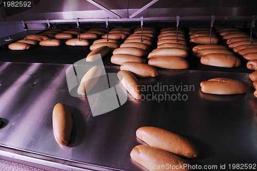 Image of bread factory production