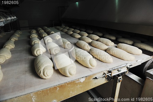 Image of bread factory production