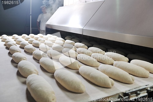 Image of bread factory production