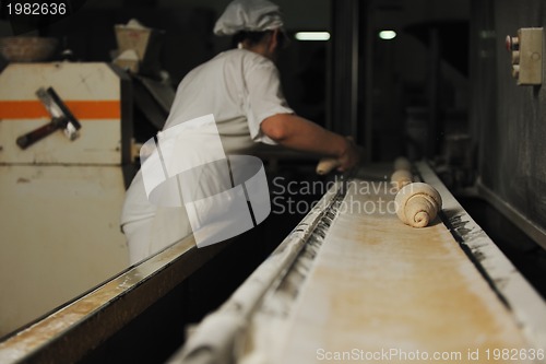 Image of bread factory production