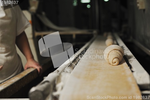 Image of bread factory production