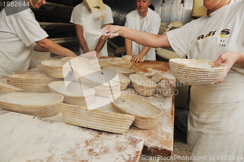 Image of bread factory production