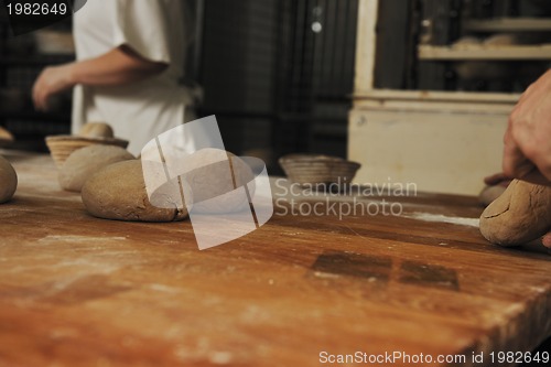 Image of bread factory production