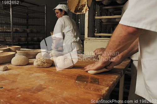 Image of bread factory production