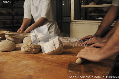 Image of bread factory production