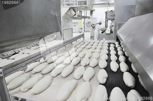 Image of bread factory production