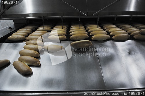 Image of bread factory production