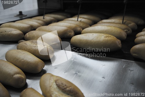 Image of bread factory production