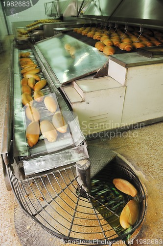 Image of bread factory production