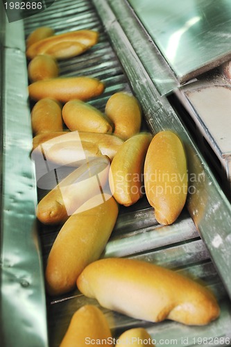 Image of bread factory production