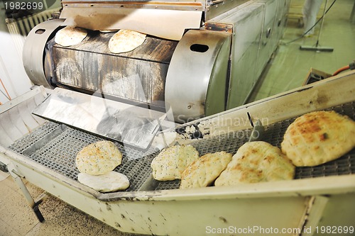 Image of bread factory production