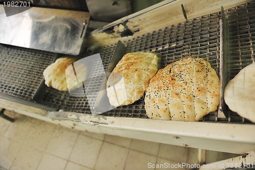 Image of bread factory production