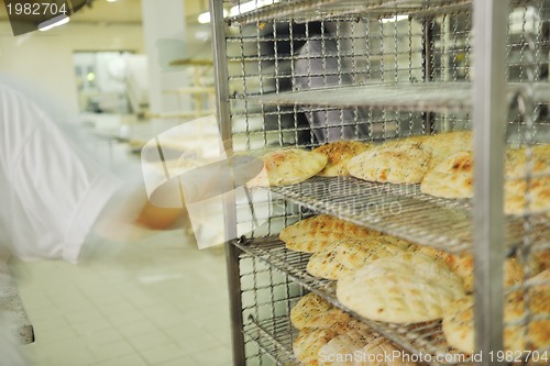 Image of bread factory production