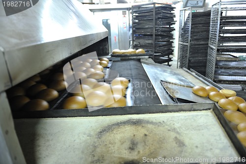 Image of bread factory production