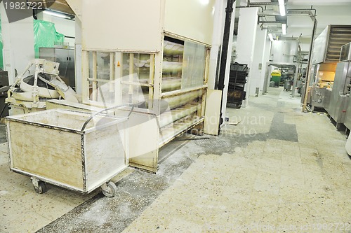 Image of bread factory production