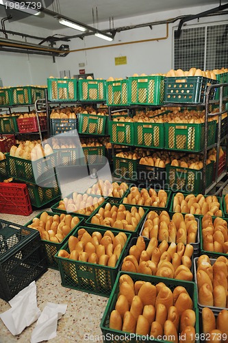 Image of bread factory production