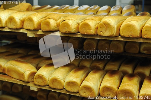 Image of bread factory production