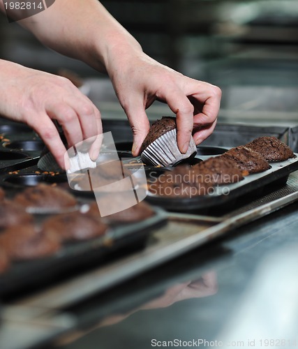 Image of sweet cake food production