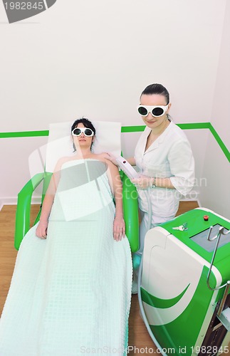 Image of skincare and laser depilation