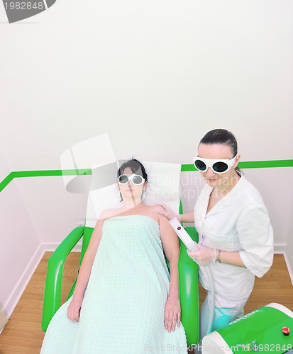 Image of skincare and laser depilation