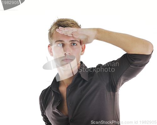 Image of businessman isolated