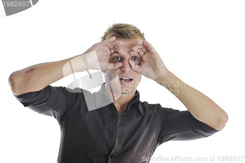 Image of businessman isolated