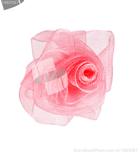 Image of Red Rose of translucent tape