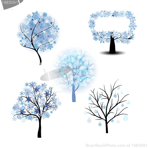 Image of Wiinter Tree Set