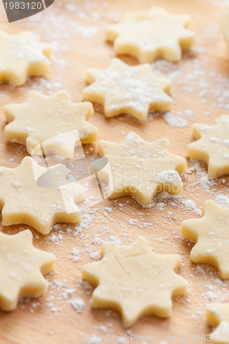 Image of Raw Christmas cookies