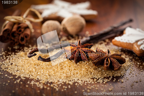 Image of Baking ingredients and spices