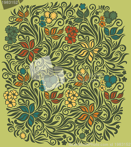 Image of Decorative floral background