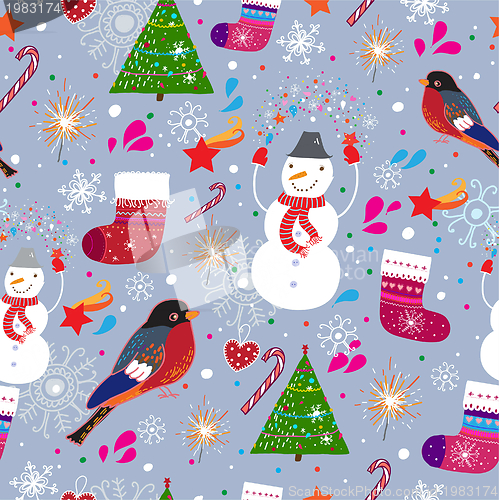 Image of Winter seamless pattern