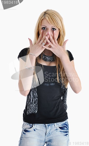 Image of woman fashion isolated
