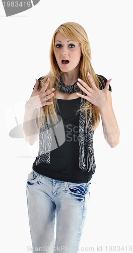 Image of woman fashion isolated