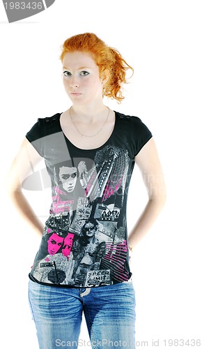 Image of woman fashion isolated