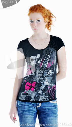 Image of woman fashion isolated