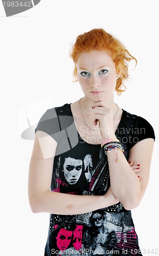 Image of woman fashion isolated