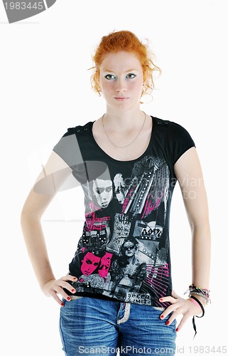 Image of woman fashion isolated