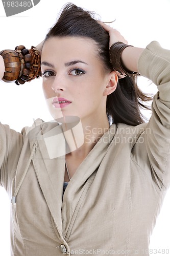 Image of woman fashion isolated