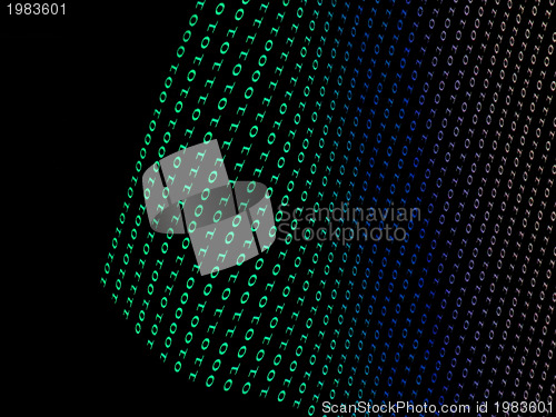 Image of black binary  numbers