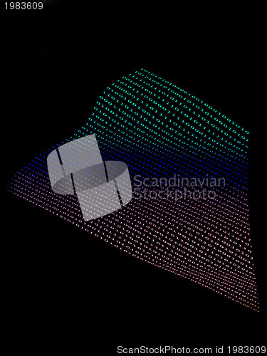 Image of black binary  numbers