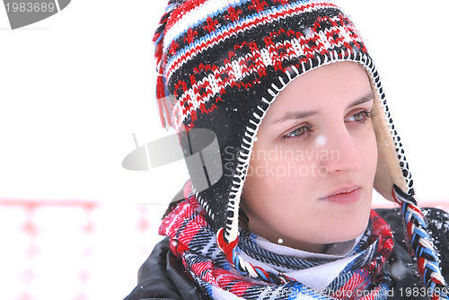 Image of snow-girl