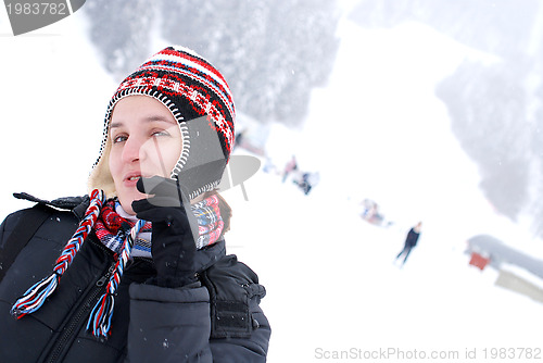 Image of snow-girl